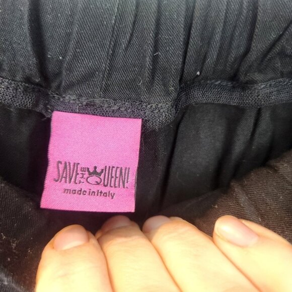 Save the Queen viscose pants with lace trim size S in EUC - Picture 4 of 9